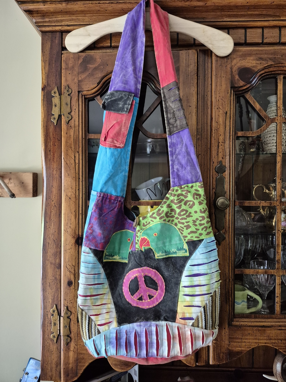 Rising International Hippi Boho Hanfcrafted Patchwork Shoulder Bag